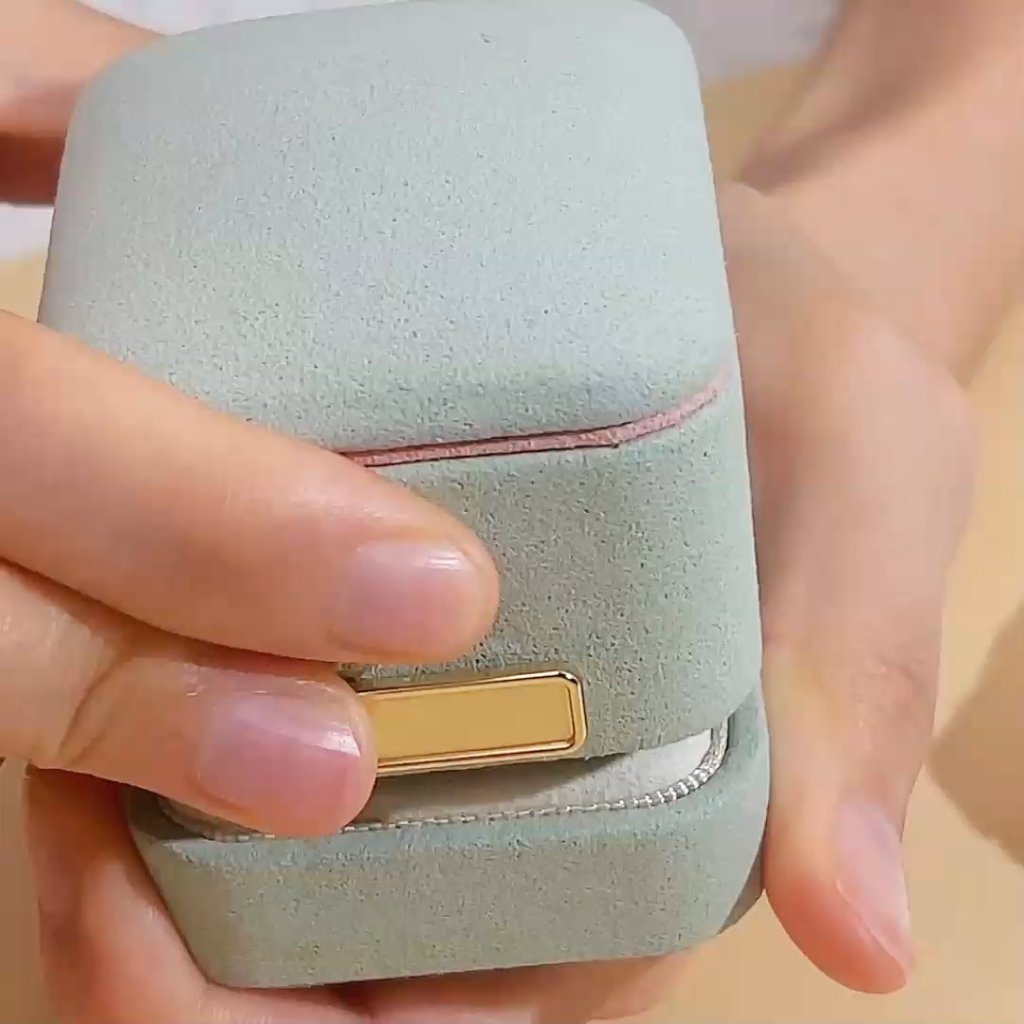 Aurora Geometry Oval Cut Lab Grown Diamond 2CT Halo E VVS2 18K White Gold Ring MSR-1687