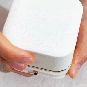 Aurora Geometry Emerald Cut Lab Grown Diamond 3CT Solitaire E VVS2 18K White Gold Ring MSR-1680