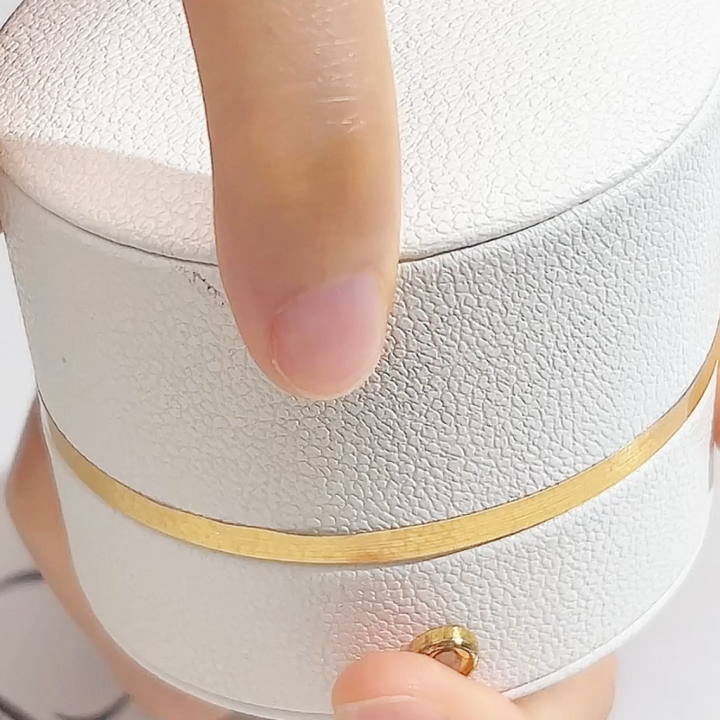 Aurora Geometry Pear Lab Grown Diamond 1.1CT 1.21CT Two Stones 18K White Gold Ring MSR-1517