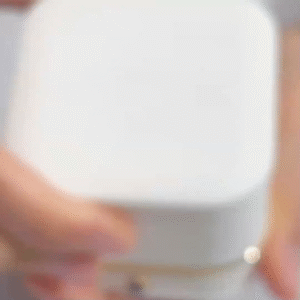 Aurora Geometry Marquise Lab Grown Diamond Half Eternity 18K White Gold Ring MSR-1669