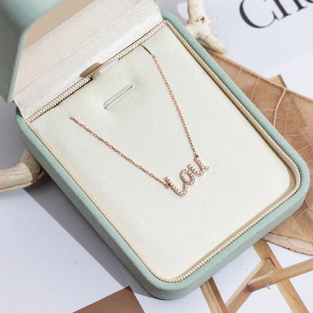 Aurora Geometry Round Shape Lab Diamond E VVS2 10K Rose Gold Pendant Necklace MSN-857